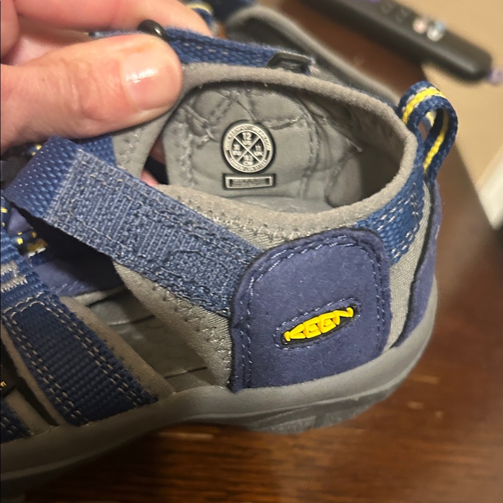 Keen Kids Navy and Gray Sandals - Picture 2 of 6